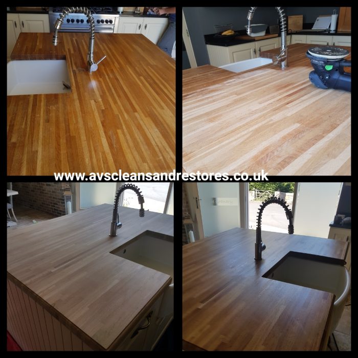 wood worktop restoration newcastle