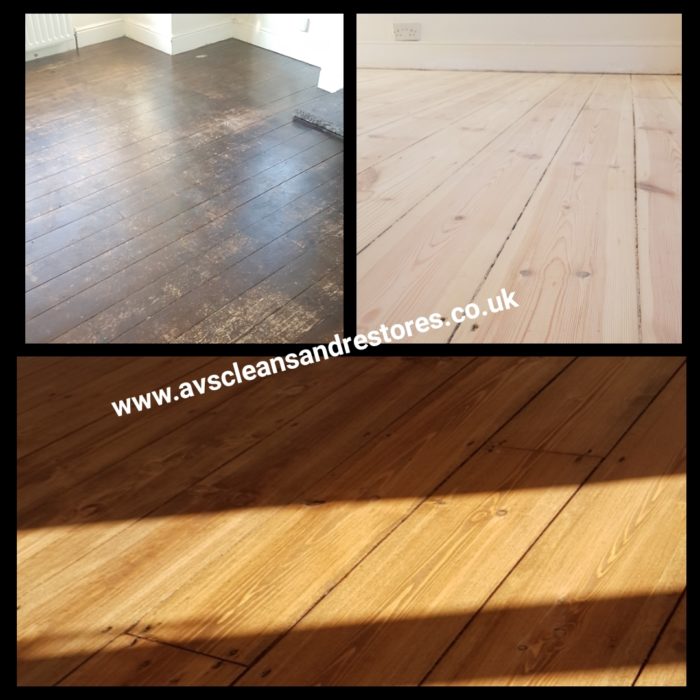 Pine floor sanding Bamburgh