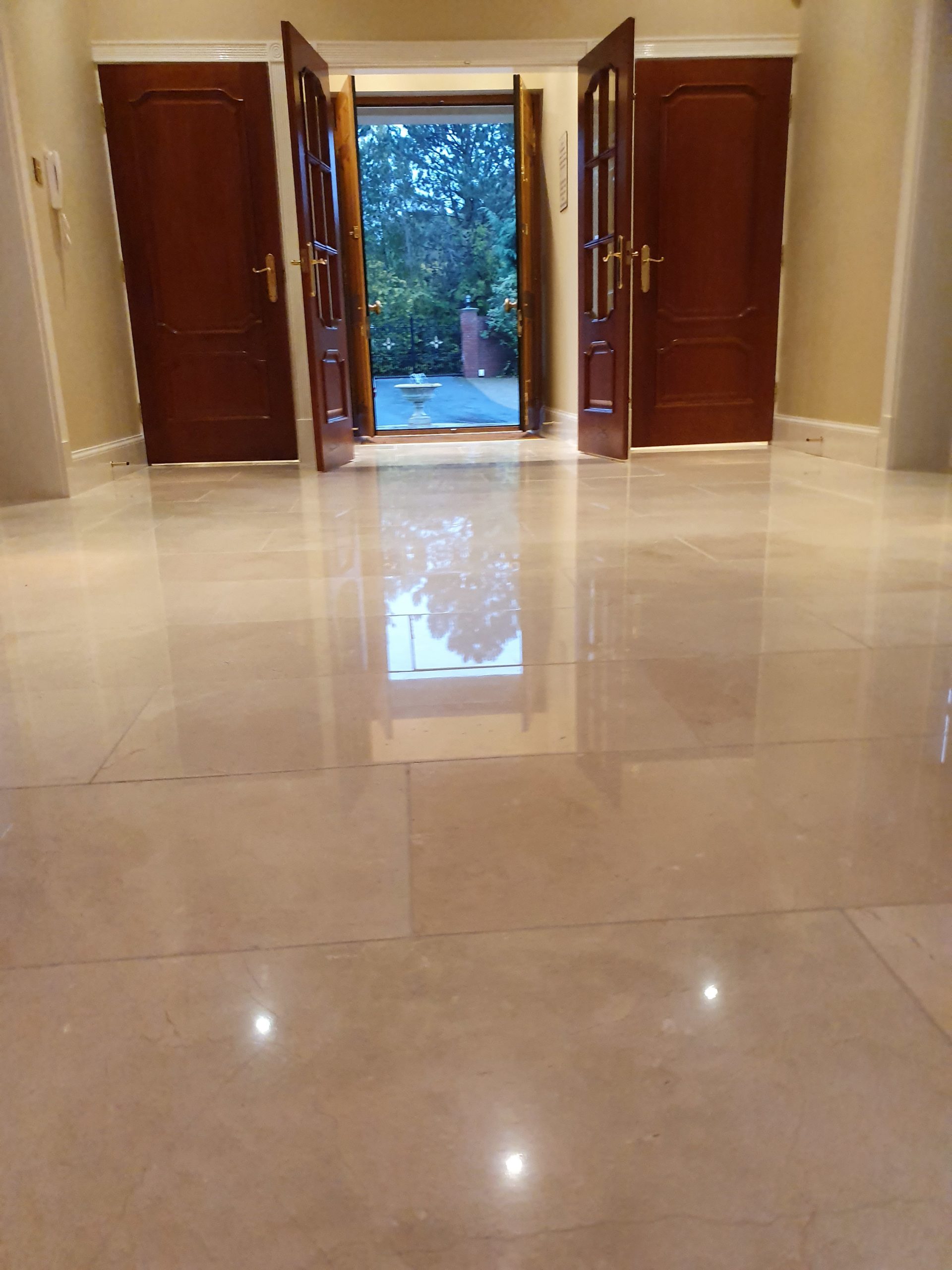 Marble floor polishing Darras Hall